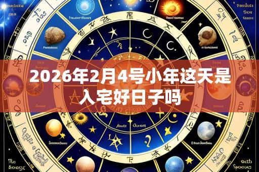 2026年2月4号小年这天是入宅好日子吗