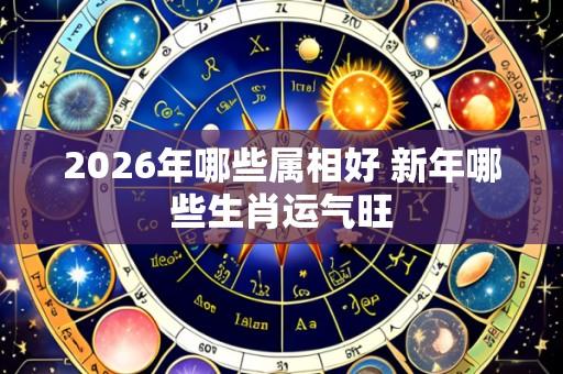 2026年哪些属相好 新年哪些生肖运气旺