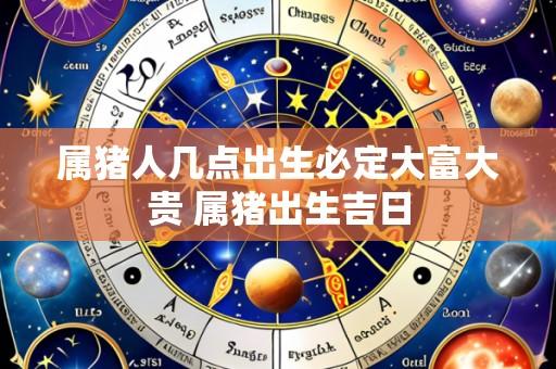 属猪人几点出生必定大富大贵 属猪出生吉日