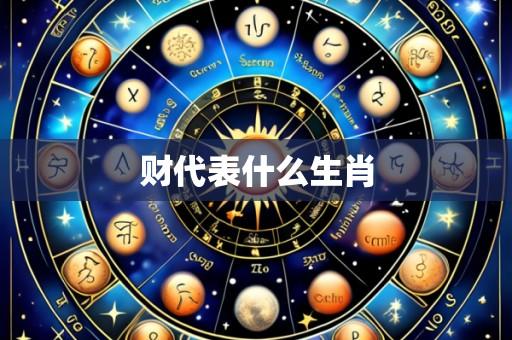 财代表什么生肖