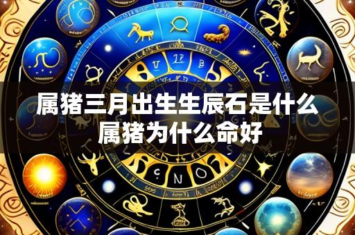 属猪三月出生生辰石是什么 属猪为什么命好