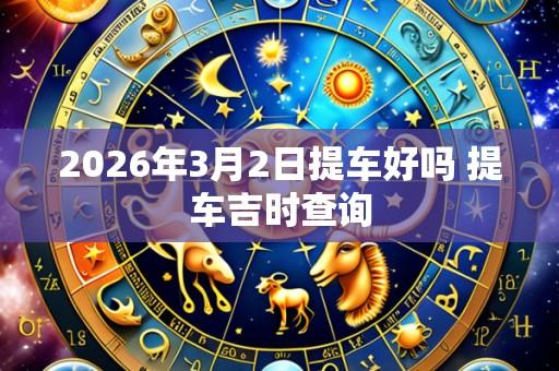 2026年3月2日提车好吗 提车吉时查询
