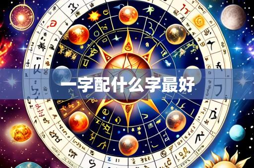 一字配什么字最好