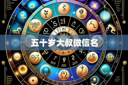 五十岁大叔微信名