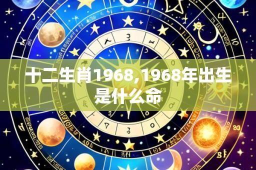 十二生肖1968,1968年出生是什么命