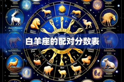 白羊座的配对分数表