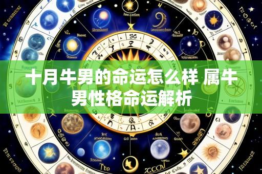 十月牛男的命运怎么样 属牛男性格命运解析