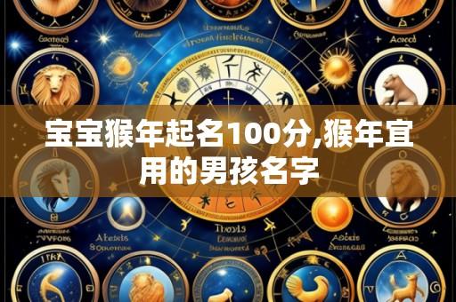 宝宝猴年起名100分,猴年宜用的男孩名字
