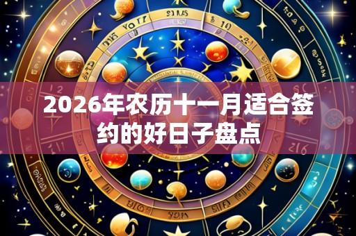 2026年农历十一月适合签约的好日子盘点