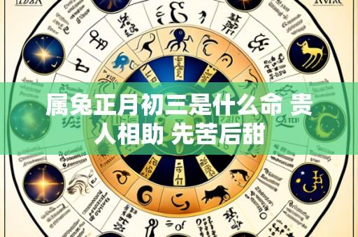 属兔正月初三是什么命 贵人相助 先苦后甜