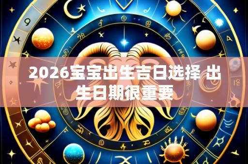 2026宝宝出生吉日选择 出生日期很重要