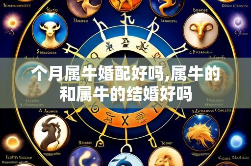 个月属牛婚配好吗,属牛的和属牛的结婚好吗