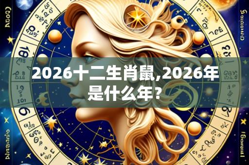 2026十二生肖鼠,2026年是什么年?