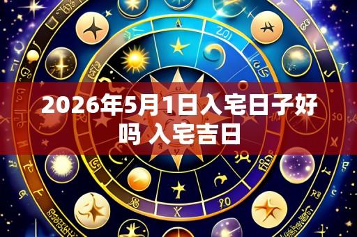 2026年5月1日入宅日子好吗 入宅吉日