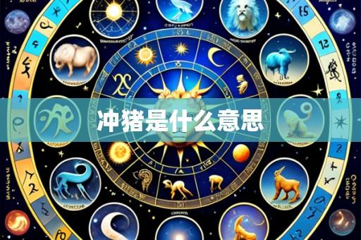 冲猪是什么意思