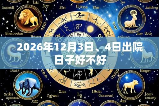 2026年12月3日、4日出院日子好不好