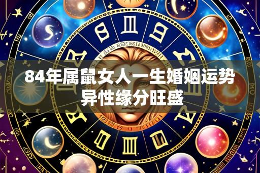 84年属鼠女人一生婚姻运势 异性缘分旺盛