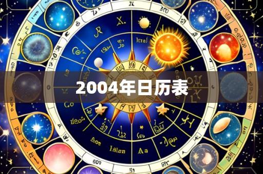 2004年日历表
