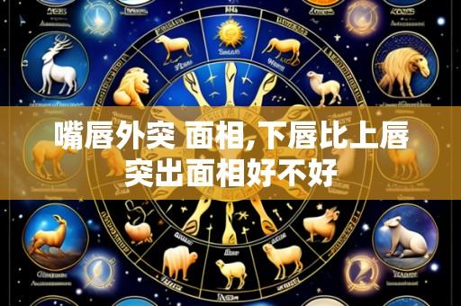 嘴唇外突 面相,下唇比上唇突出面相好不好