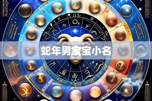 蛇年男宝宝小名