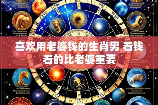 喜欢用老婆钱的生肖男 看钱看的比老婆重要