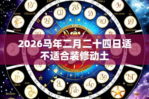 2026马年二月二十四日适不适合装修动土