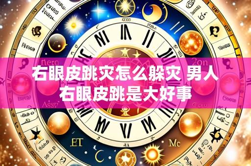 右眼皮跳灾怎么躲灾 男人右眼皮跳是大好事