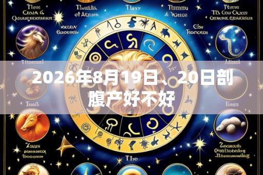 2026年8月19日、20日剖腹产好不好
