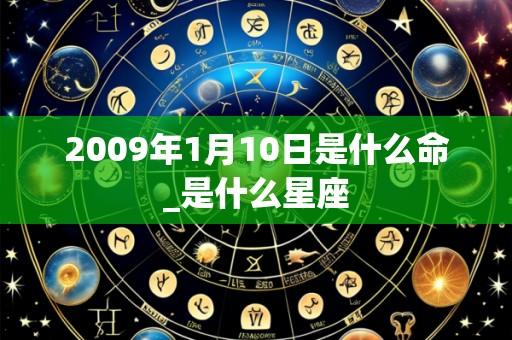 2009年1月10日是什么命_是什么星座