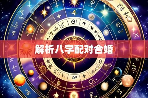解析八字配对合婚
