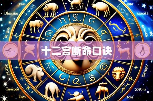 十二宫断命口诀