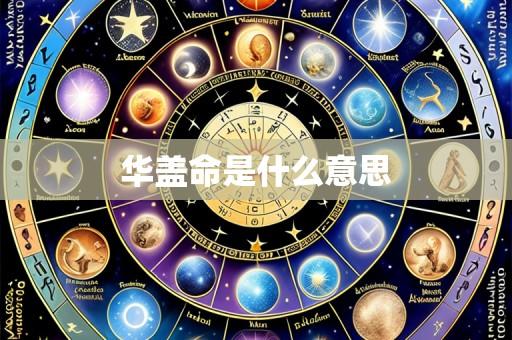 华盖命是什么意思