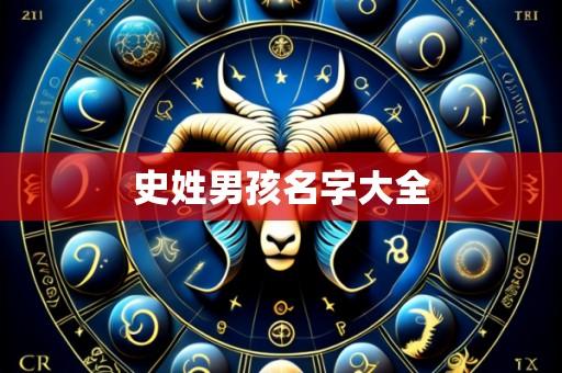 史姓男孩名字大全