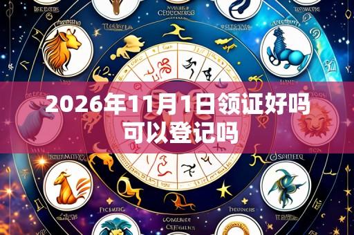 2026年11月1日领证好吗 可以登记吗