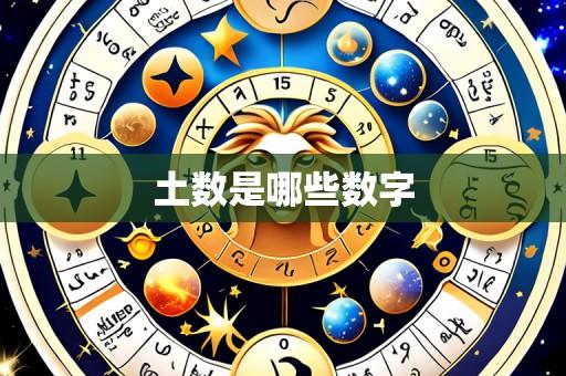 土数是哪些数字