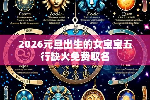 2026元旦出生的女宝宝五行缺火免费取名