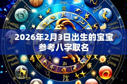 2026年2月3日出生的宝宝参考八字取名
