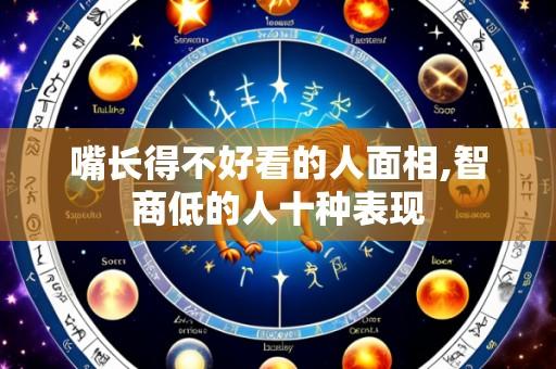 嘴长得不好看的人面相,智商低的人十种表现