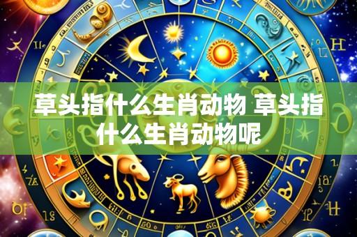 草头指什么生肖动物 草头指什么生肖动物呢