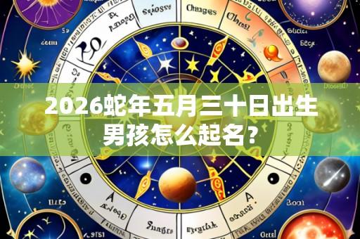 2026蛇年五月三十日出生男孩怎么起名?