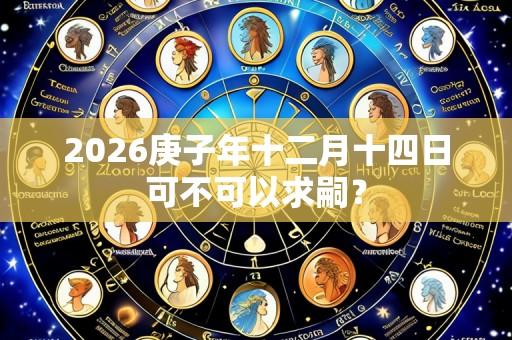 2026庚子年十二月十四日可不可以求嗣?