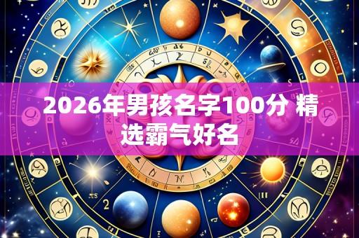 2026年男孩名字100分 精选霸气好名