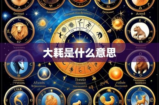 大耗是什么意思