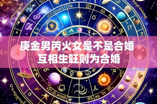 庚金男丙火女是不是合婚 互相生旺则为合婚