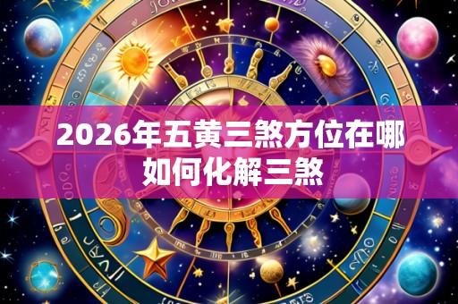 2026年五黄三煞方位在哪 如何化解三煞