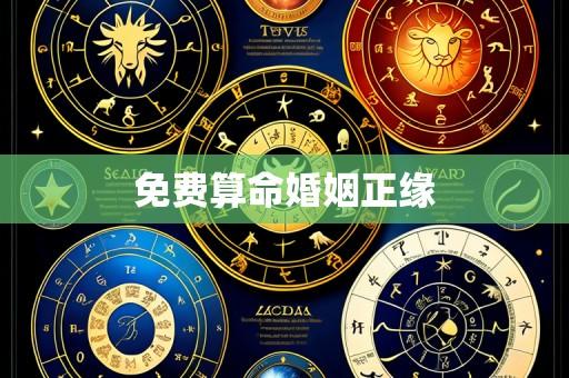 免费算命婚姻正缘