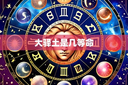 大驿土是几等命