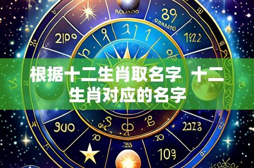 根据十二生肖取名字 十二生肖对应的名字