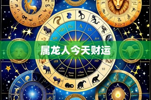 属龙人今天财运