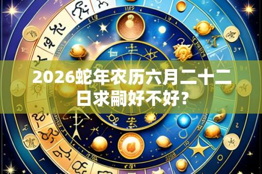 2026蛇年农历六月二十二日求嗣好不好?